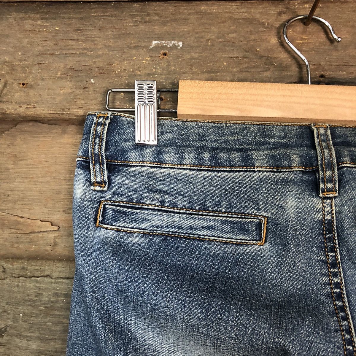 Japanese Brand DLL Denim Wave List Boot Cut Blue Multipocket Pants #1509 Size US 26 / EU 42 - 12 Thumbnail