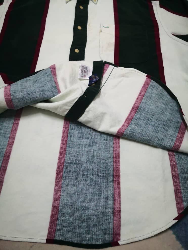 Tommy Hilfiger Tommy Hilfiger Stripes Corduroy Button Up Size US L / EU 52-54 / 3 - 8 Thumbnail