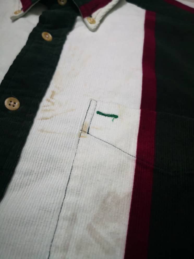 Tommy Hilfiger Tommy Hilfiger Stripes Corduroy Button Up Size US L / EU 52-54 / 3 - 5 Thumbnail