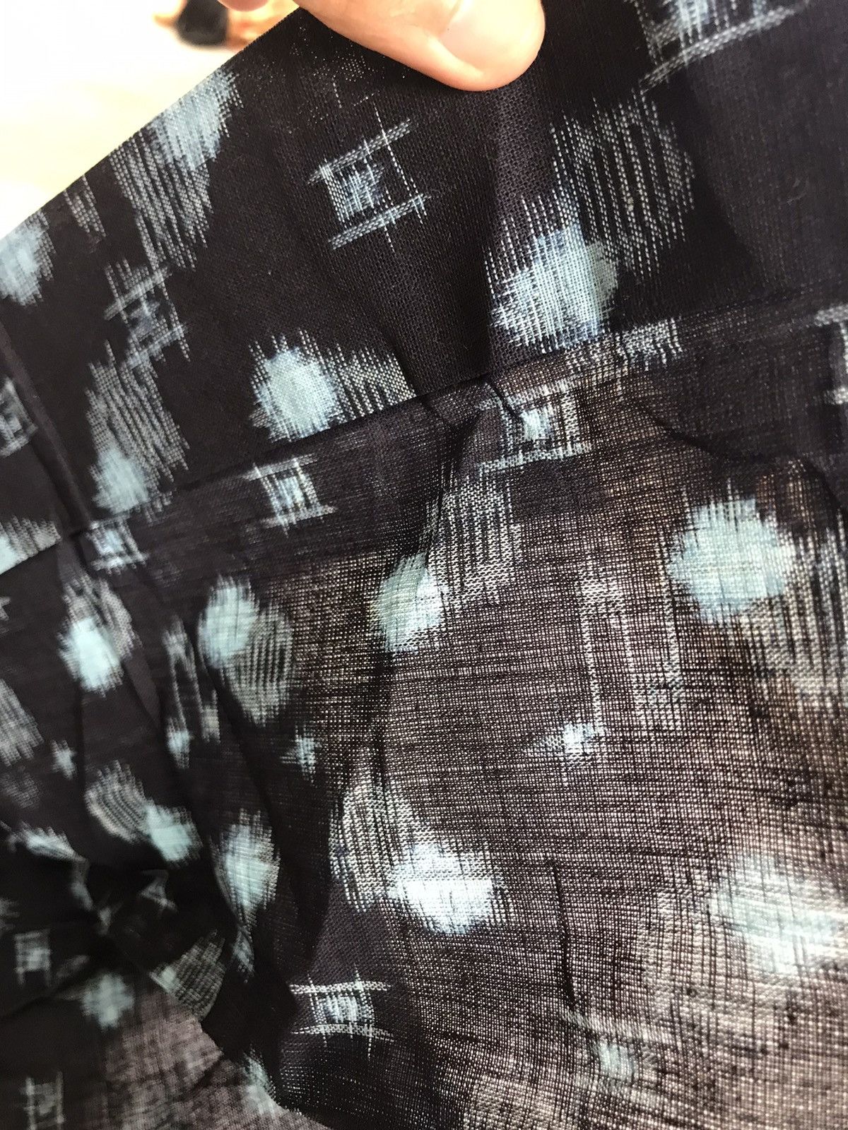 Indigo Vintage 80s Kimono Indigo Shibori noragi Cardigan Jacket Size US M / EU 48-50 / 2 - 5 Thumbnail