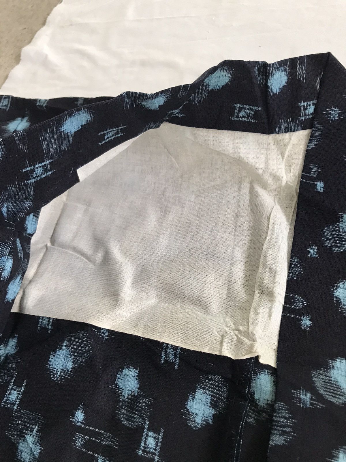 Indigo Vintage 80s Kimono Indigo Shibori noragi Cardigan Jacket Size US M / EU 48-50 / 2 - 4 Thumbnail