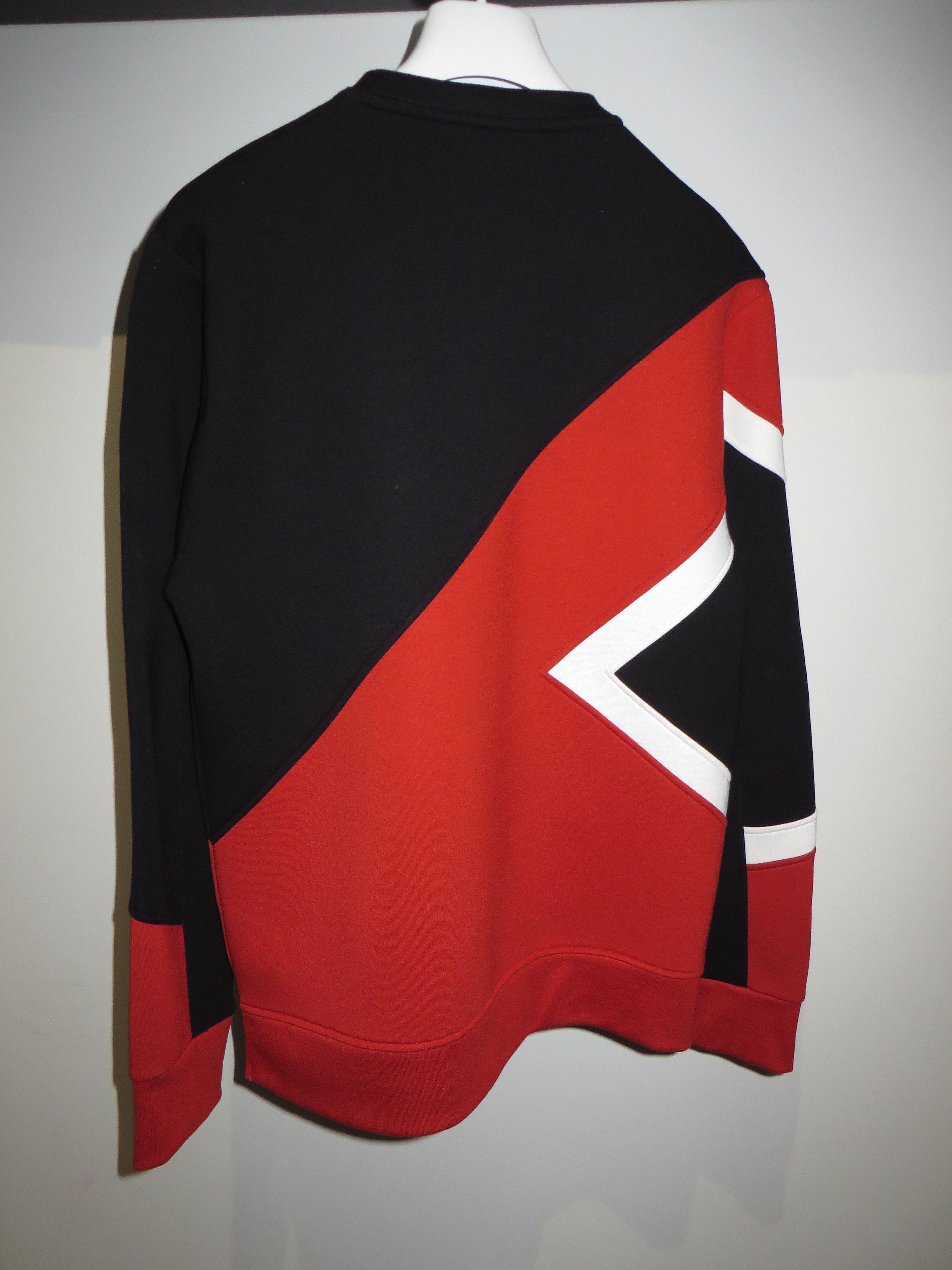 Neil Barrett *BRAND NEW* Modernist neoprene swetshirt Size US S / EU 44-46 / 1 - 3 Thumbnail