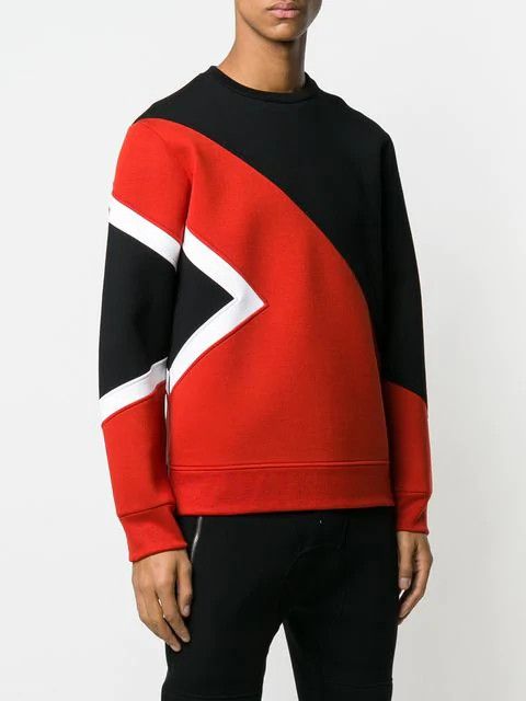 Neil Barrett *BRAND NEW* Modernist neoprene swetshirt Size US S / EU 44-46 / 1 - 1 Thumbnail