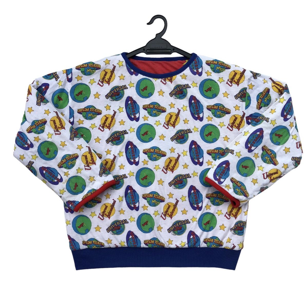 Universal Studios Vintage 90s Universal Studio Reversible Crewneck Sweatshirts Size US L / EU 52-54 / 3 - 15 Thumbnail