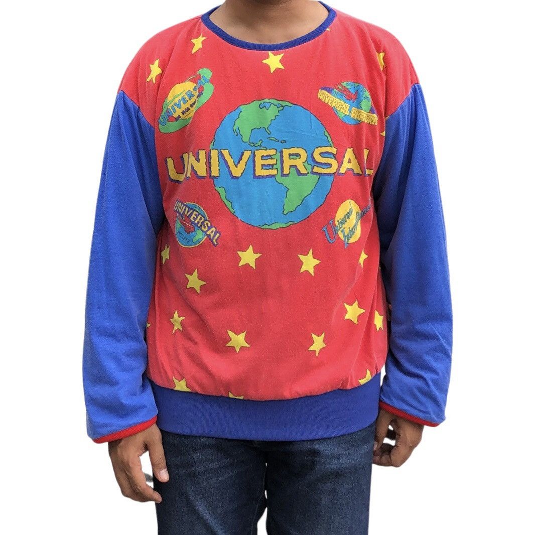 Universal Studios Vintage 90s Universal Studio Reversible Crewneck Sweatshirts Size US L / EU 52-54 / 3 - 6 Thumbnail
