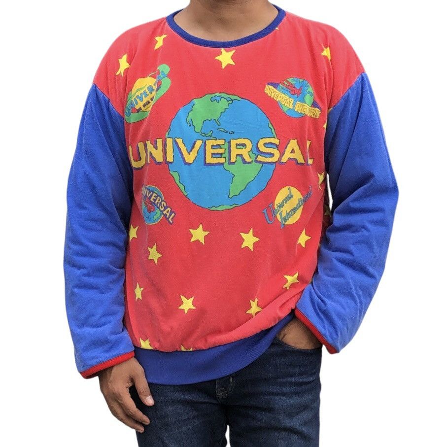 Universal Studios Vintage 90s Universal Studio Reversible Crewneck Sweatshirts Size US L / EU 52-54 / 3 - 5 Thumbnail