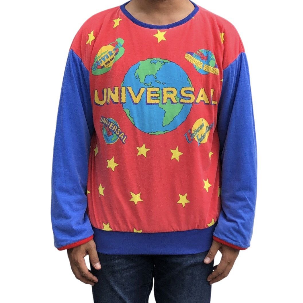 Universal Studios Vintage 90s Universal Studio Reversible Crewneck Sweatshirts Size US L / EU 52-54 / 3 - 3 Thumbnail