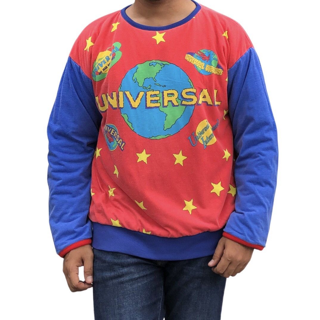 Universal Studios Vintage 90s Universal Studio Reversible Crewneck Sweatshirts Size US L / EU 52-54 / 3 - 7 Thumbnail