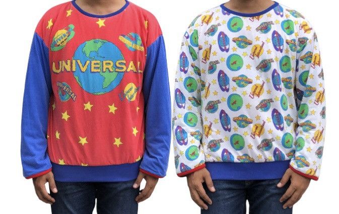 Universal Studios Vintage 90s Universal Studio Reversible Crewneck Sweatshirts Size US L / EU 52-54 / 3 - 2 Thumbnail