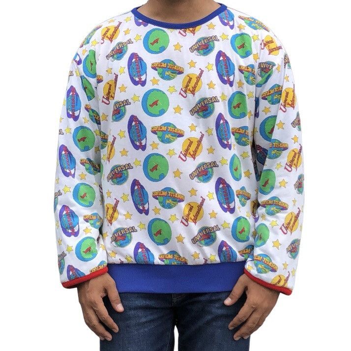 Universal Studios Vintage 90s Universal Studio Reversible Crewneck Sweatshirts Size US L / EU 52-54 / 3 - 8 Thumbnail