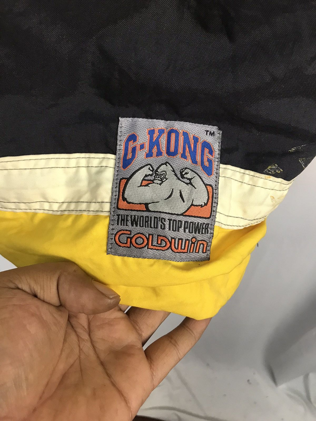 Goldwin × Japanese Brand × Vintage G.kong distressed half zipper hoodie jacket by goldwin Size US XL / EU 56 / 4 - 4 Thumbnail