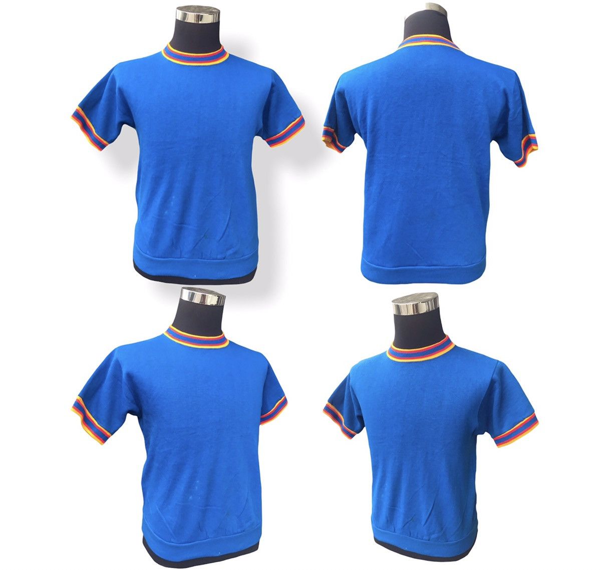 JCPenney 1960s Retro Vintage Towncraft Stripe Ringer Tops Size US M / EU 48-50 / 2 - 1 Thumbnail