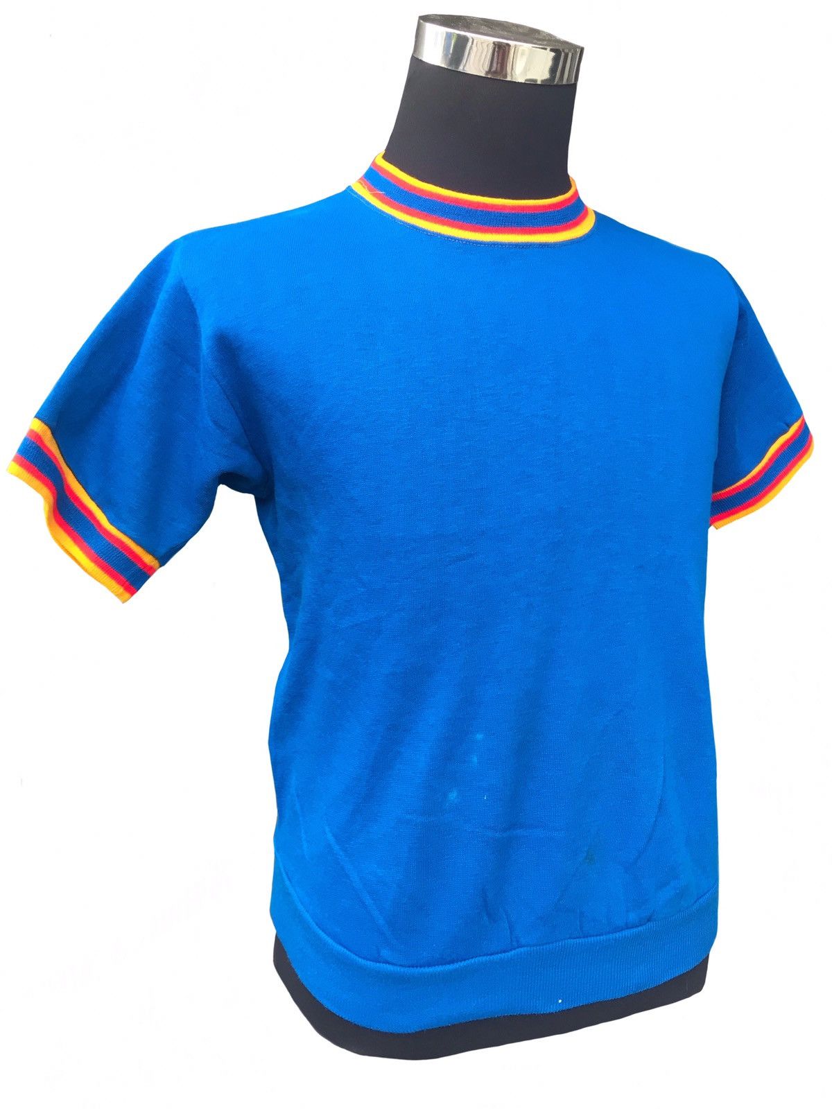 JCPenney 1960s Retro Vintage Towncraft Stripe Ringer Tops Size US M / EU 48-50 / 2 - 4 Thumbnail