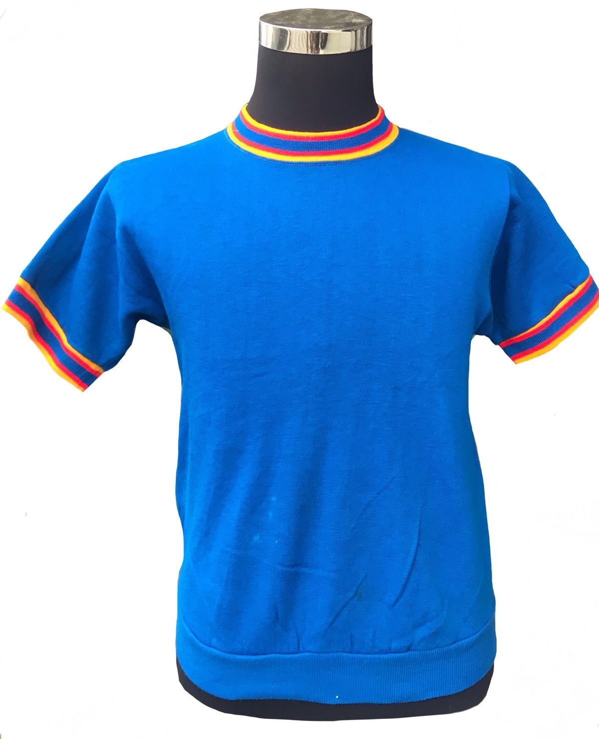 JCPenney 1960s Retro Vintage Towncraft Stripe Ringer Tops Size US M / EU 48-50 / 2 - 2 Thumbnail