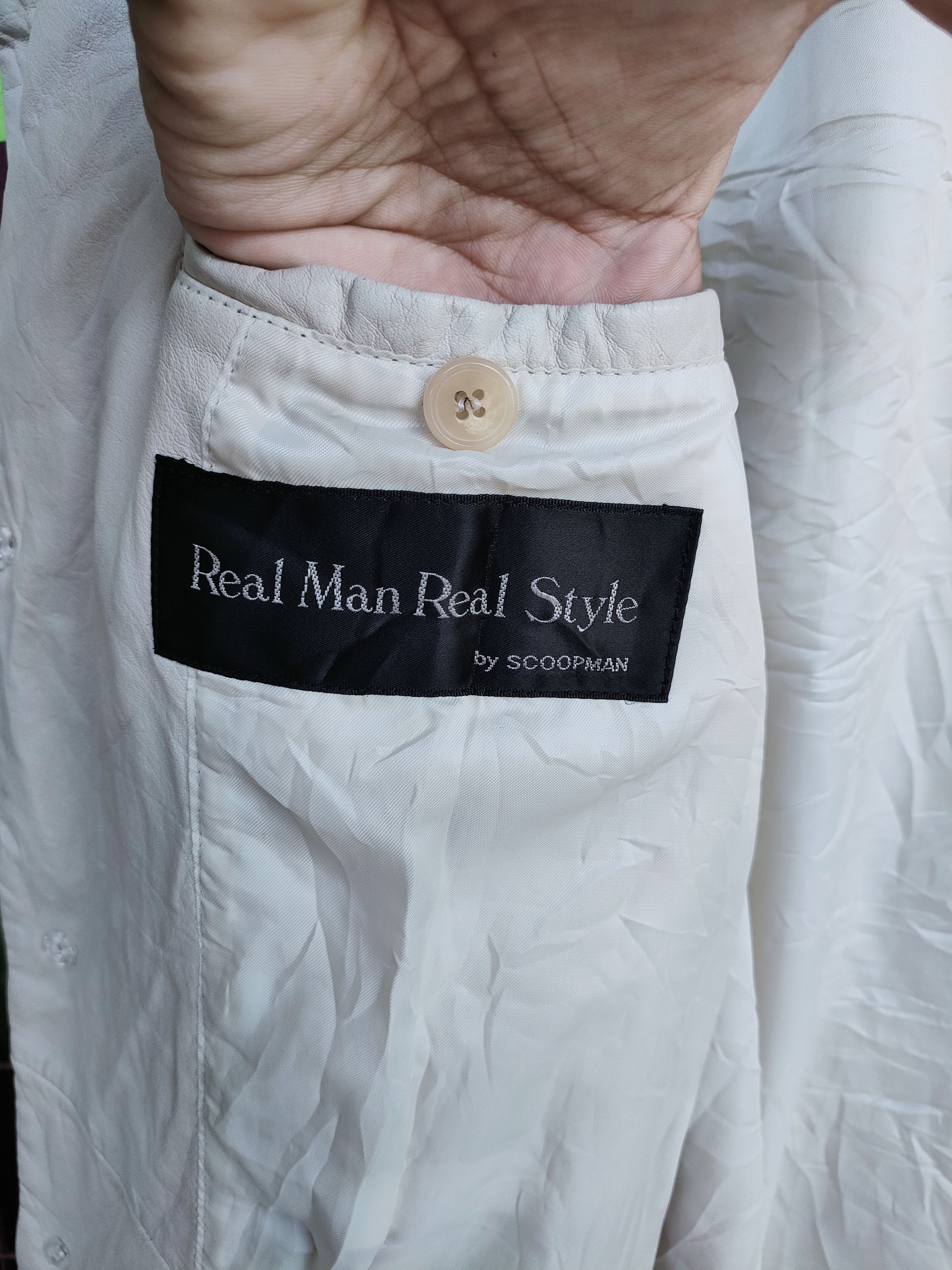 Genuine Leather × Japanese Brand Real Man Real Style By Scoopman Size US L / EU 52-54 / 3 - 5 Thumbnail