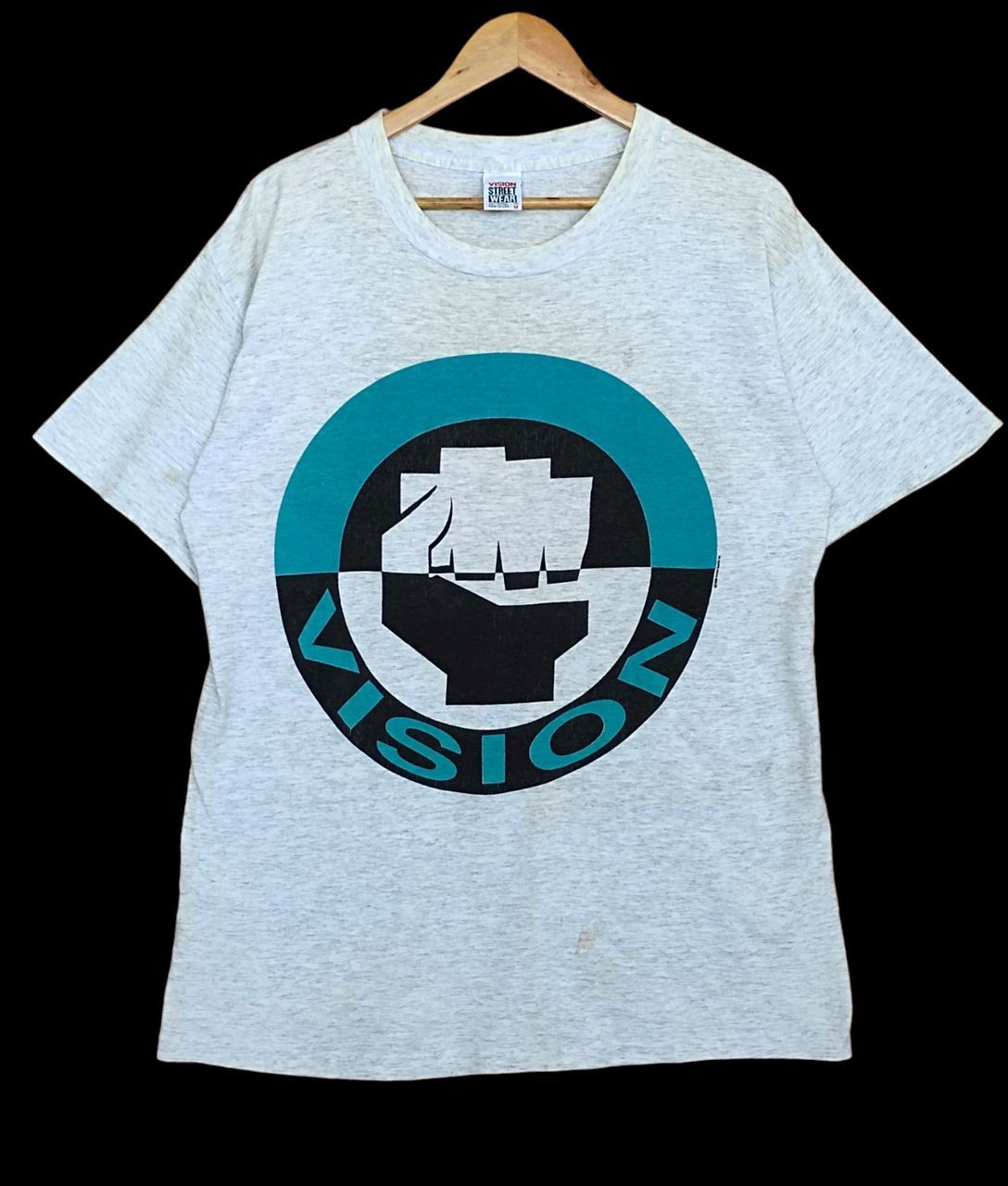 Vintage 90s Vision Streetwear Mirror Print T Shirt