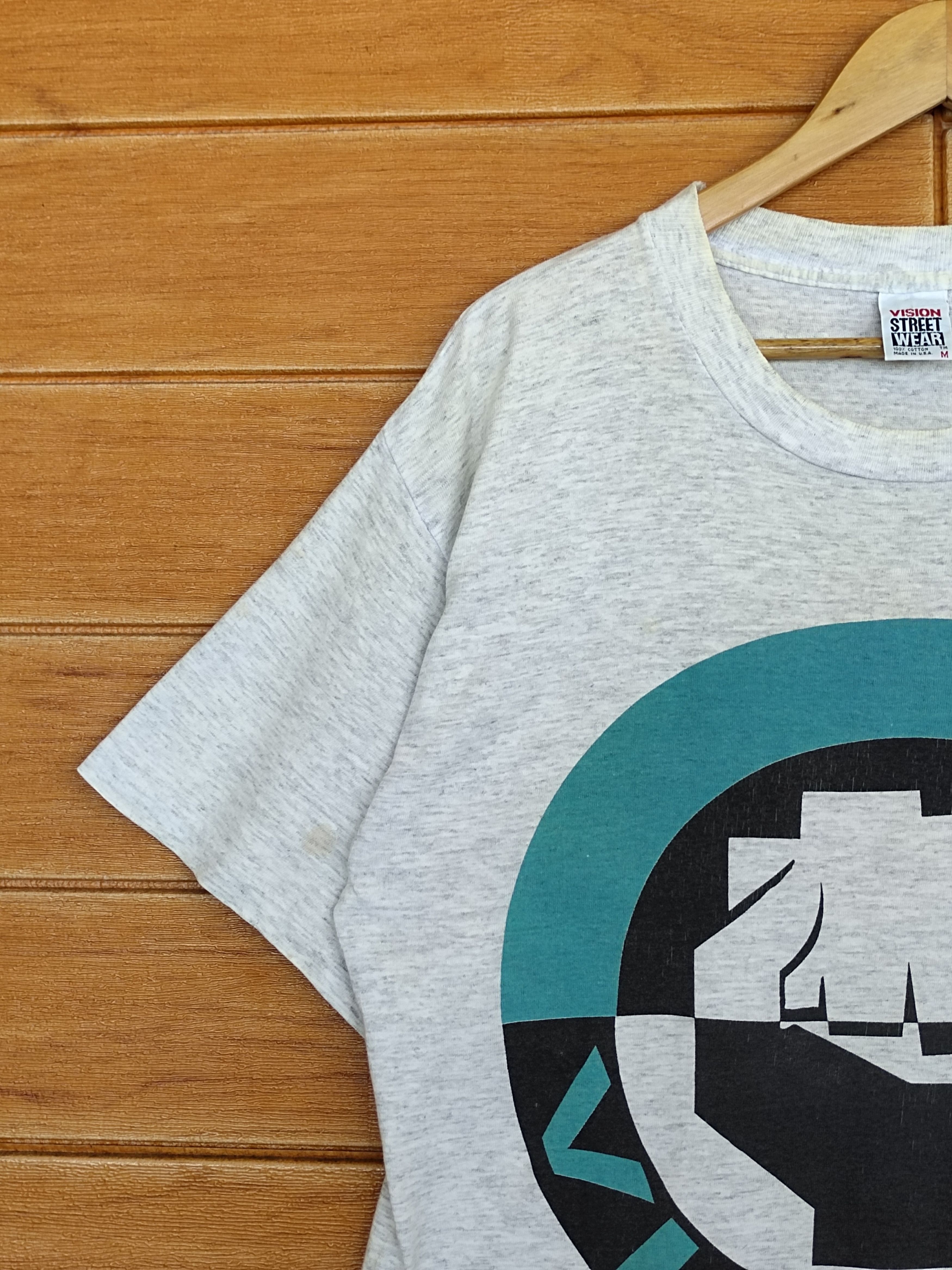 Vision Streetwear Vintage 90s Vision Streetwear Mirror Print T Shirt Size US M / EU 48-50 / 2 - 7 Thumbnail