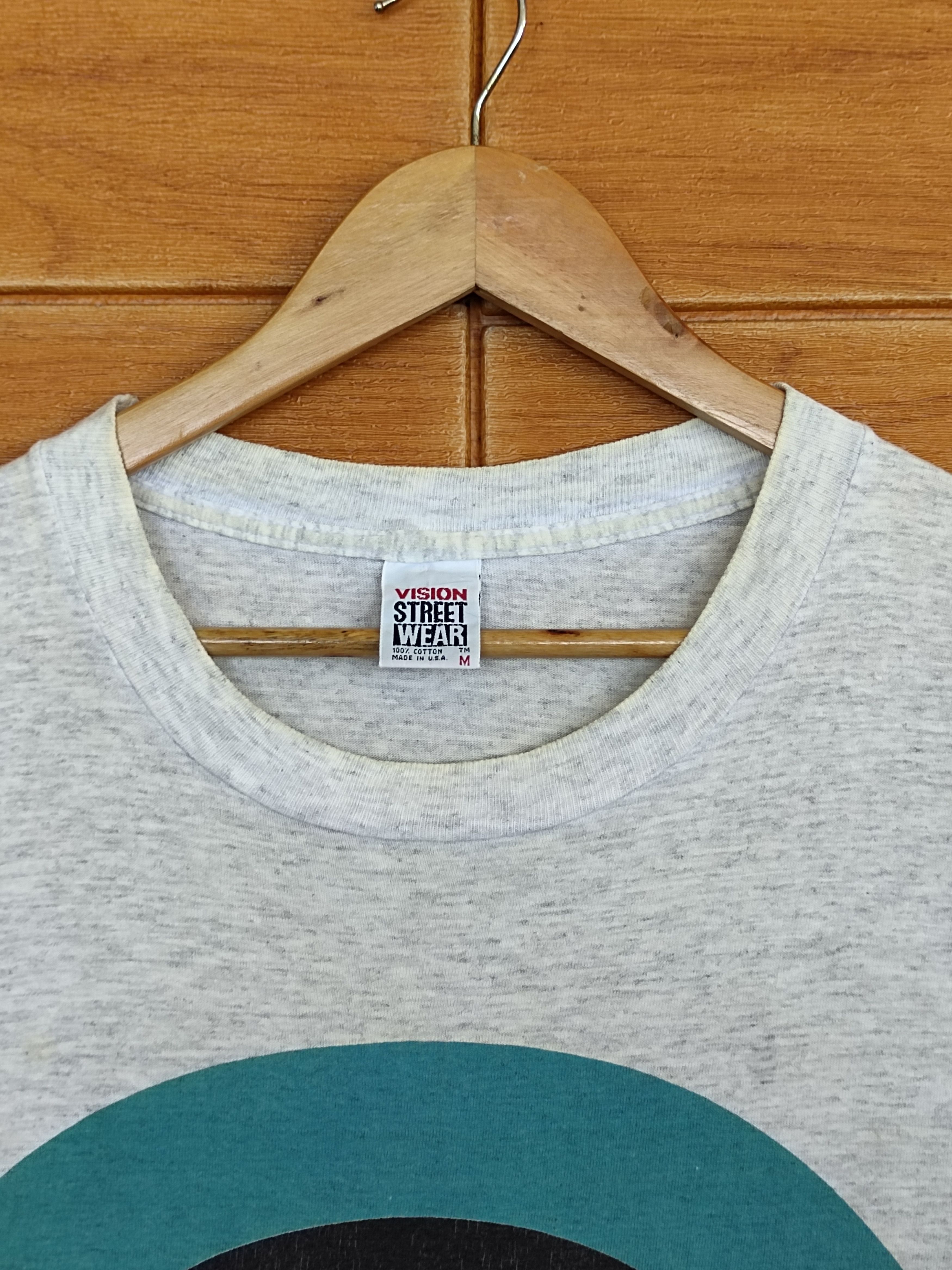Vision Streetwear Vintage 90s Vision Streetwear Mirror Print T Shirt Size US M / EU 48-50 / 2 - 5 Thumbnail