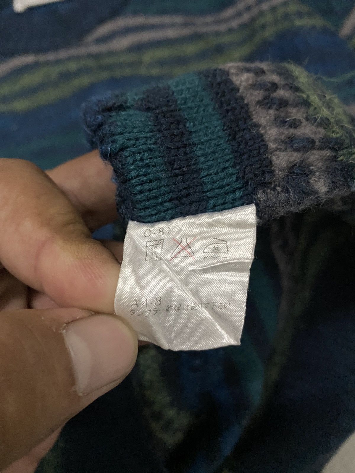 Japanese Brand × Vintage OFFER‼️Vintage Weathercock Knitwear Inspired Coogi Style Size US S / EU 44-46 / 1 - 6 Thumbnail