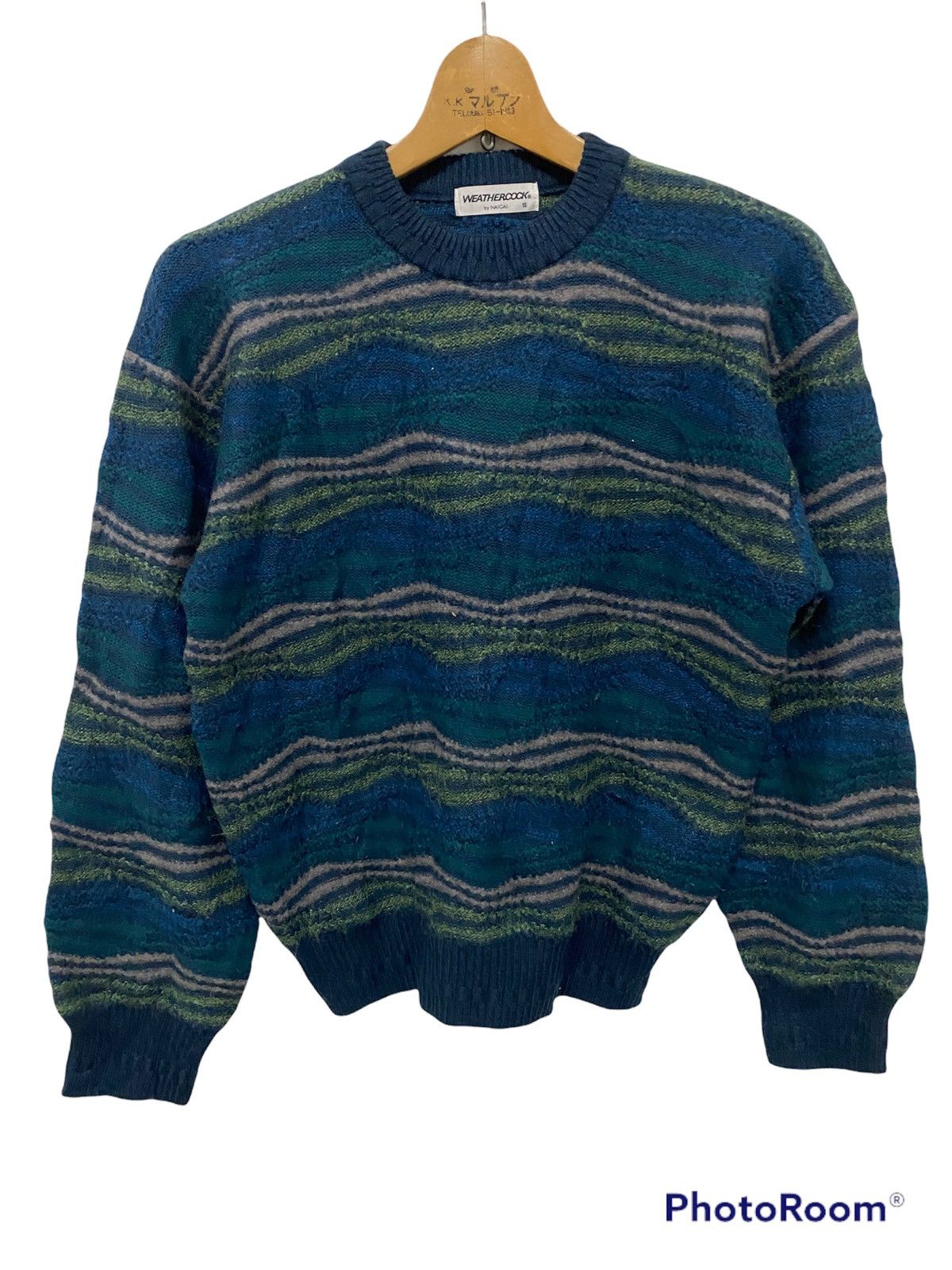 Japanese Brand × Vintage OFFER‼️Vintage Weathercock Knitwear Inspired Coogi Style Size US S / EU 44-46 / 1 - 2 Thumbnail
