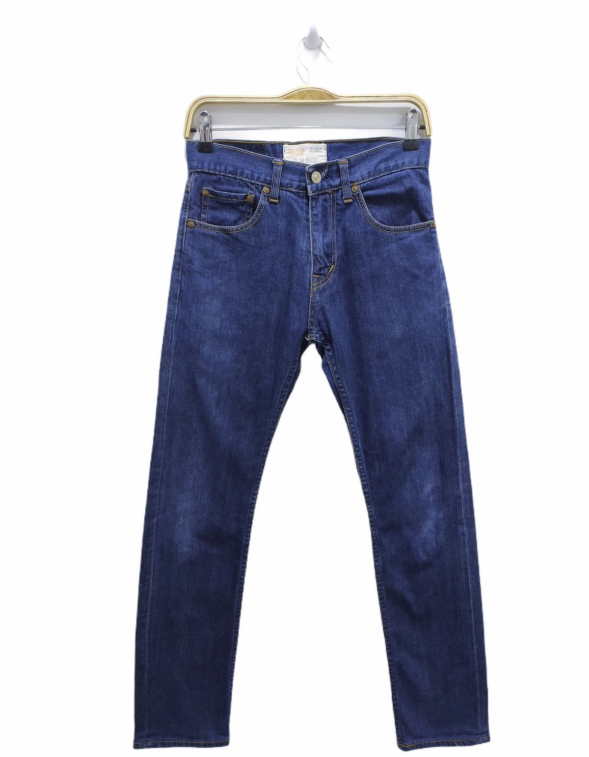 Garment Reproduction of Workers LEVI'S 501 XX Slim Fit Skinny Blue Blend Bikers Denim Jeans Size US 30 / EU 46 - 1 Thumbnail