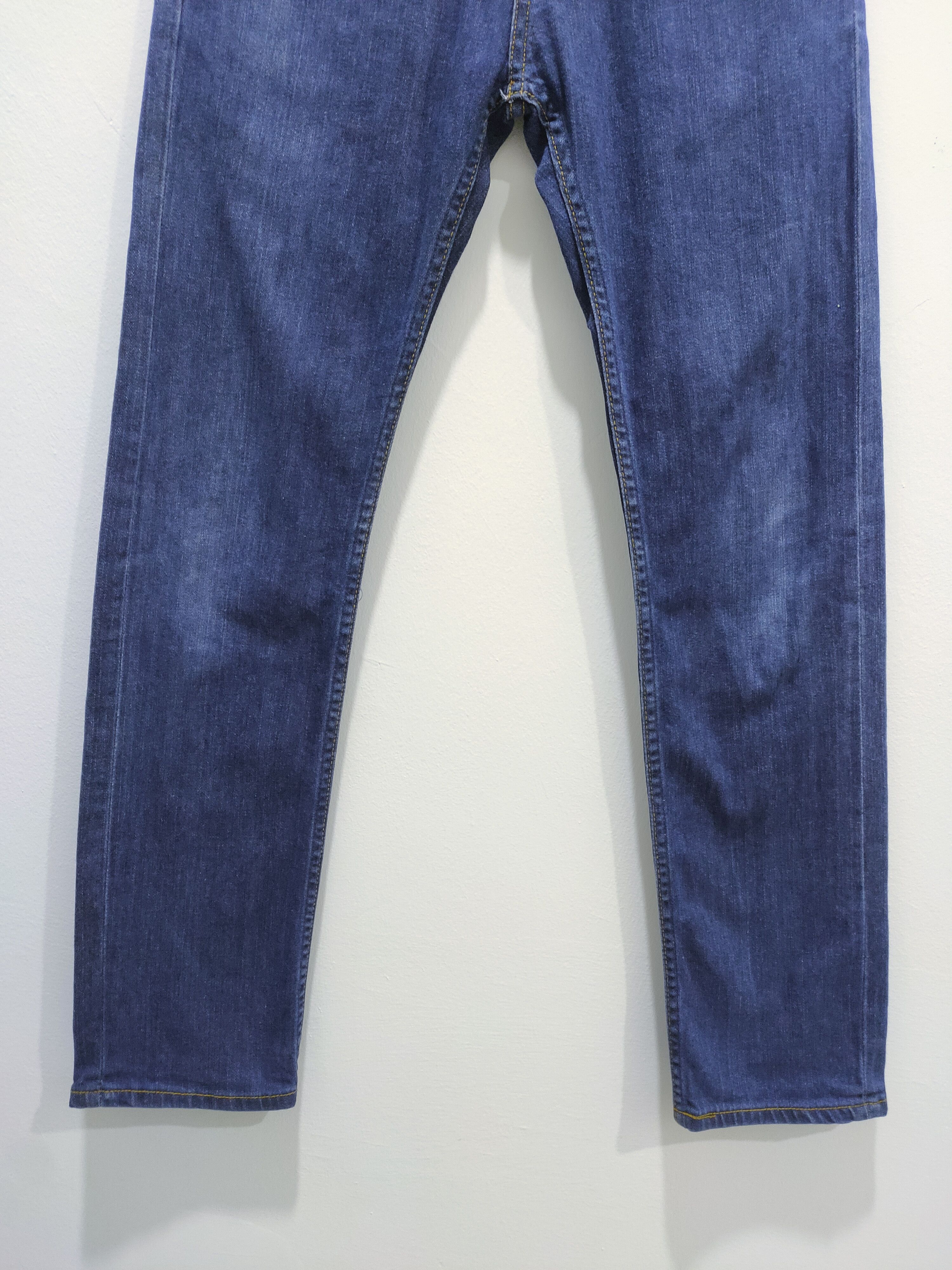 Garment Reproduction of Workers LEVI'S 501 XX Slim Fit Skinny Blue Blend Bikers Denim Jeans Size US 30 / EU 46 - 5 Thumbnail