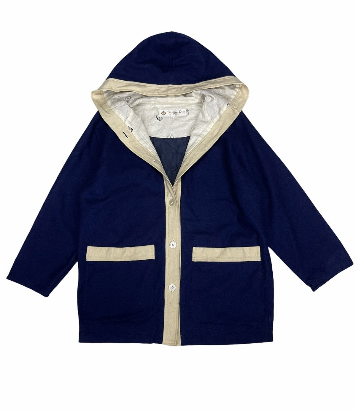Christian Dior Monsieur CHRISTIAN DIOR WOOL HOODIE JACKET Size US S / EU 44-46 / 1 - 1 Thumbnail