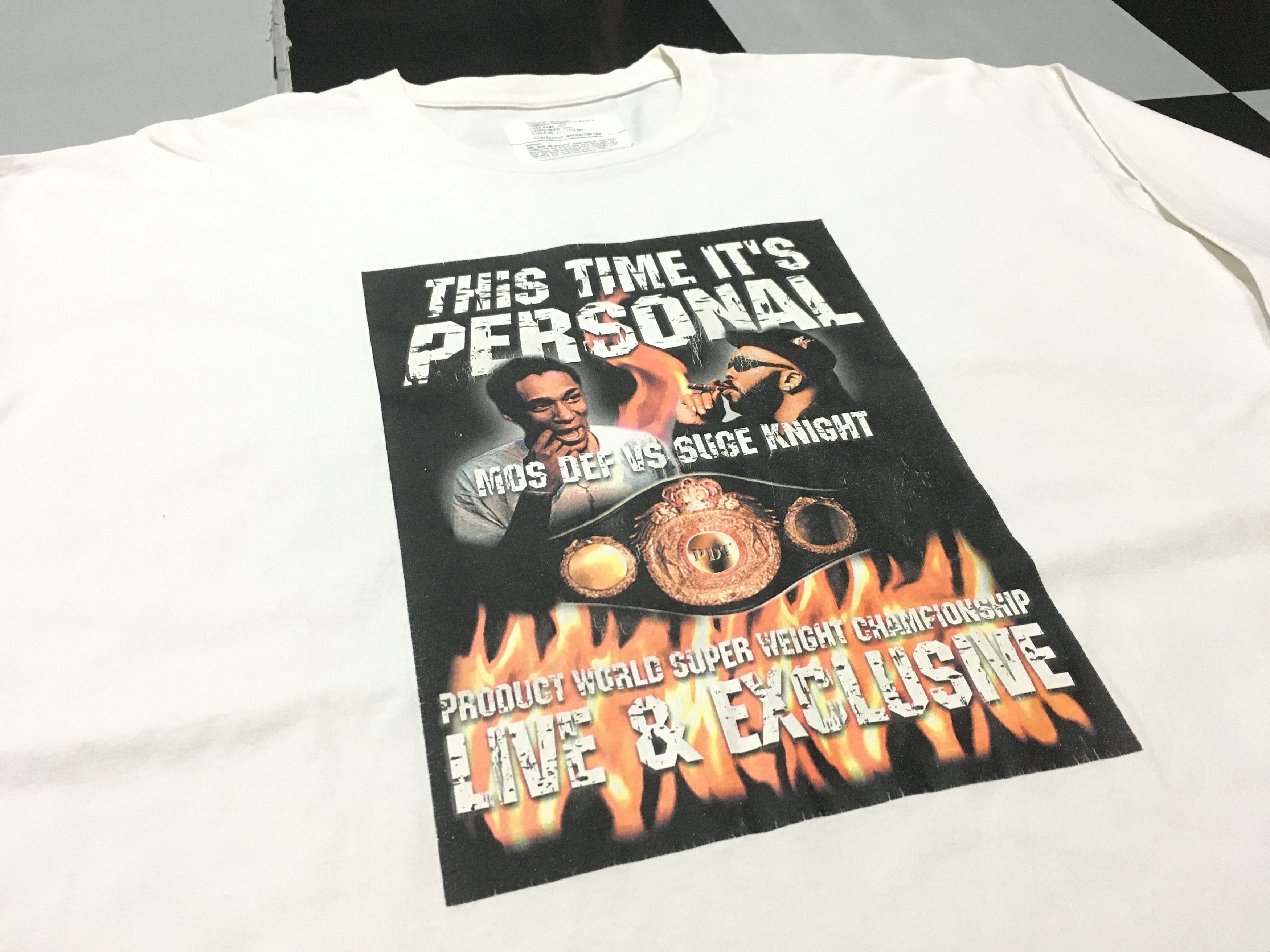Vintage Mos Def Vs Suge Knight Long Sleeve Shirt Tour