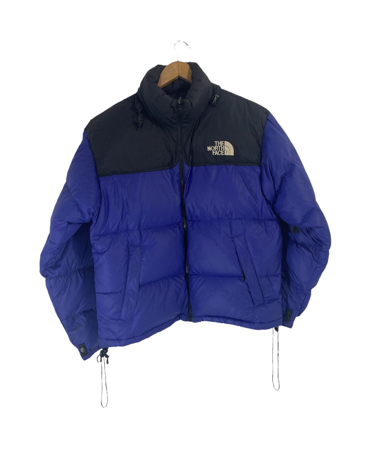 Vintage The North Face Puffer Jacket Nuptse Double Color in Blue, Men's (Size Medium)