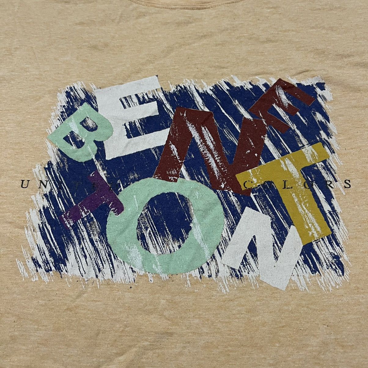 Benetton Vintage 90s benetton tshirt Size US L / EU 52-54 / 3 - 2 Thumbnail
