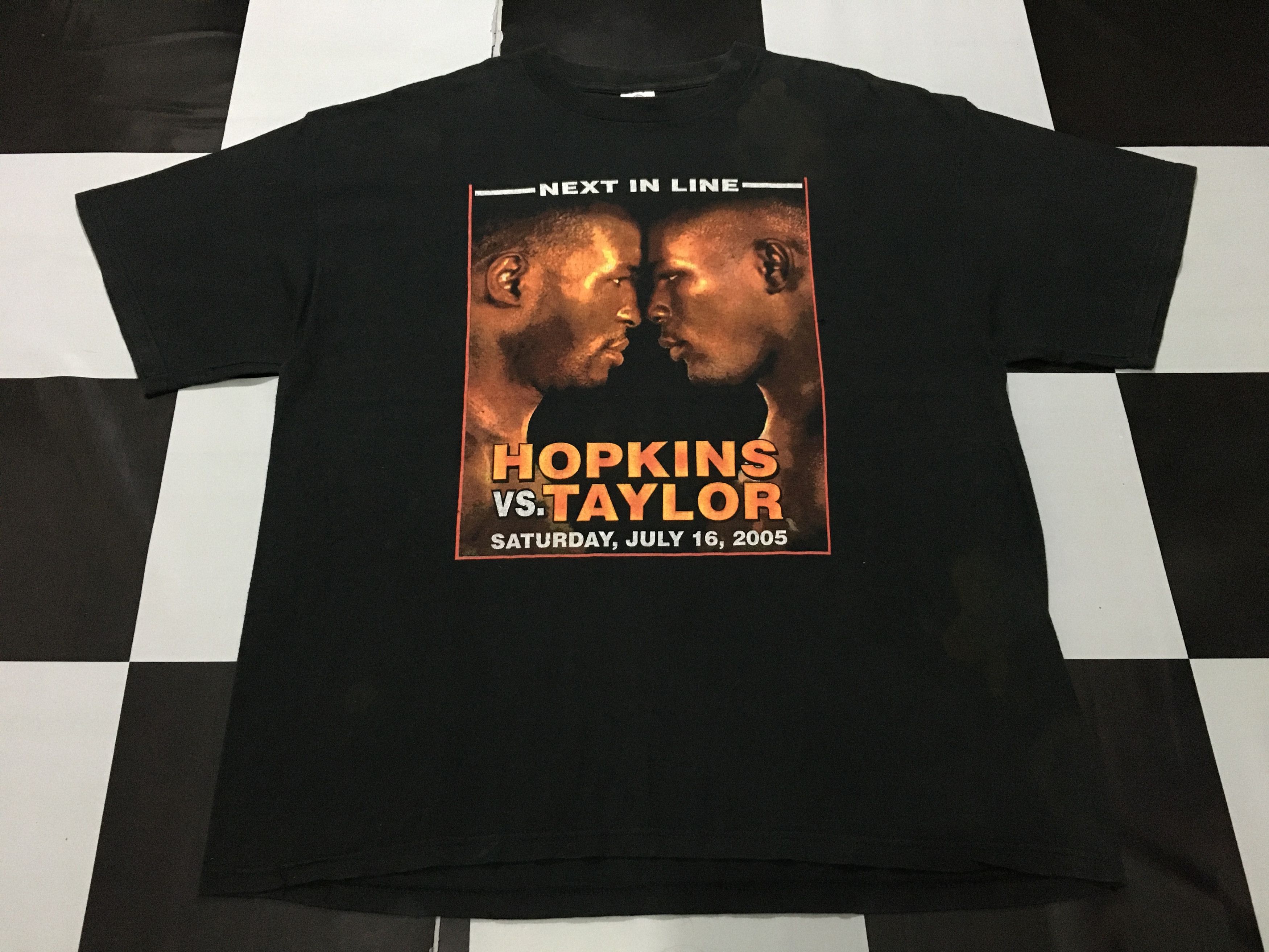 Rap Tees × Vintage Vintage Hopkins vs. Taylor Shirt 2005 MGM Grand Size US XL / EU 56 / 4 - 2 Thumbnail