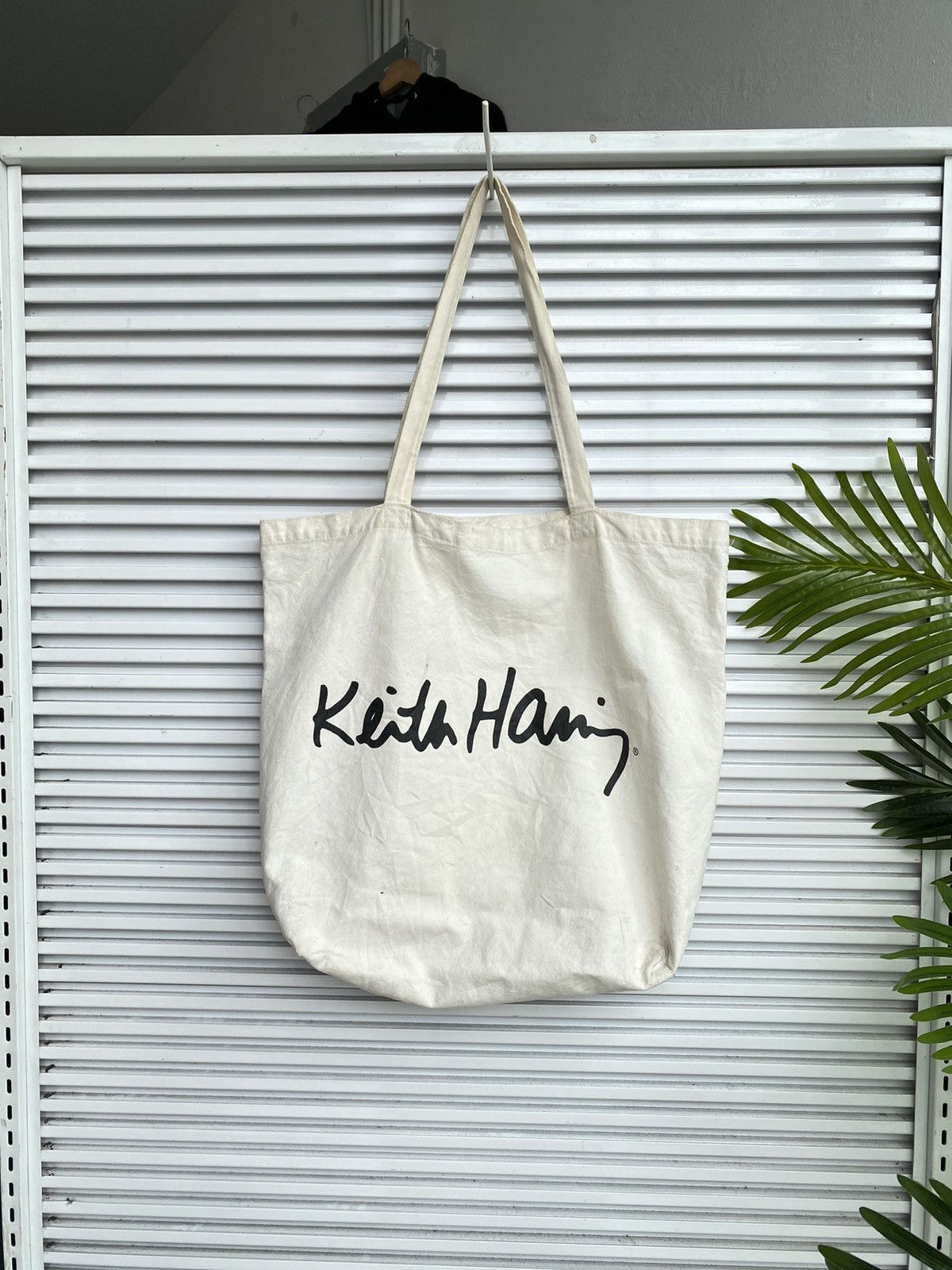 Japanese Brand Vintage Keith Hearing Arts Best Buddies Tote Bag Size ONE SIZE - 2 Thumbnail