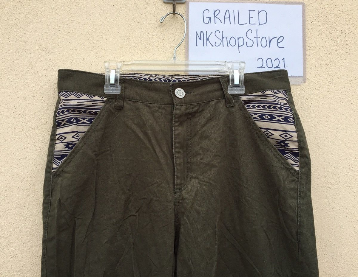 Japanese Navajo Green Army Chinos Pant