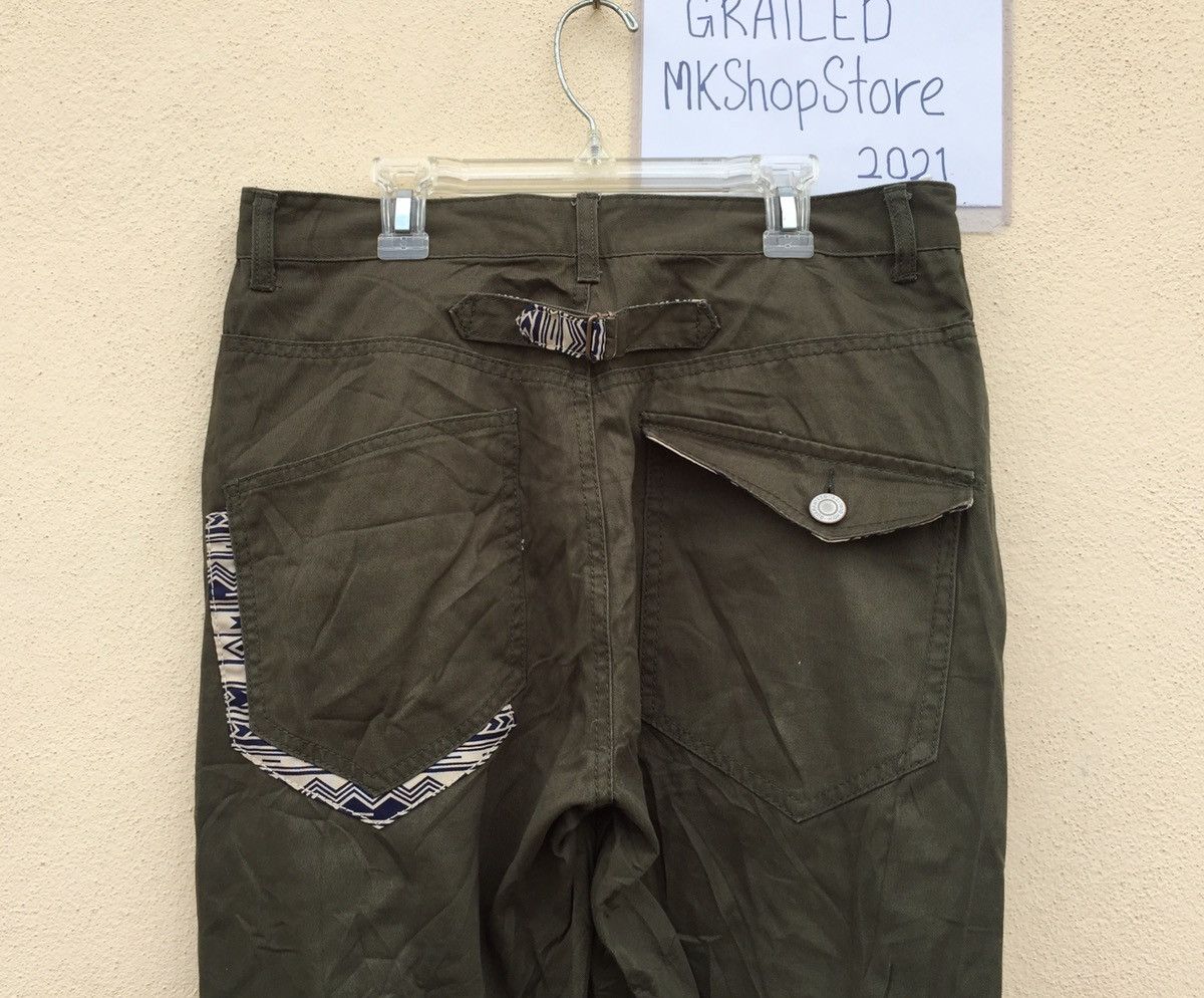 Japanese Brand × Tornado Mart Japanese Navajo Green Army Chinos Pant Size US 32 / EU 48 - 6 Thumbnail