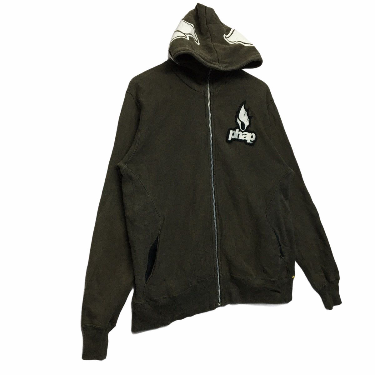 Vintage Phap High Life Spell Out Big Logo Zip Up Hoodie Jacket M Size US M / EU 48-50 / 2 - 5 Thumbnail