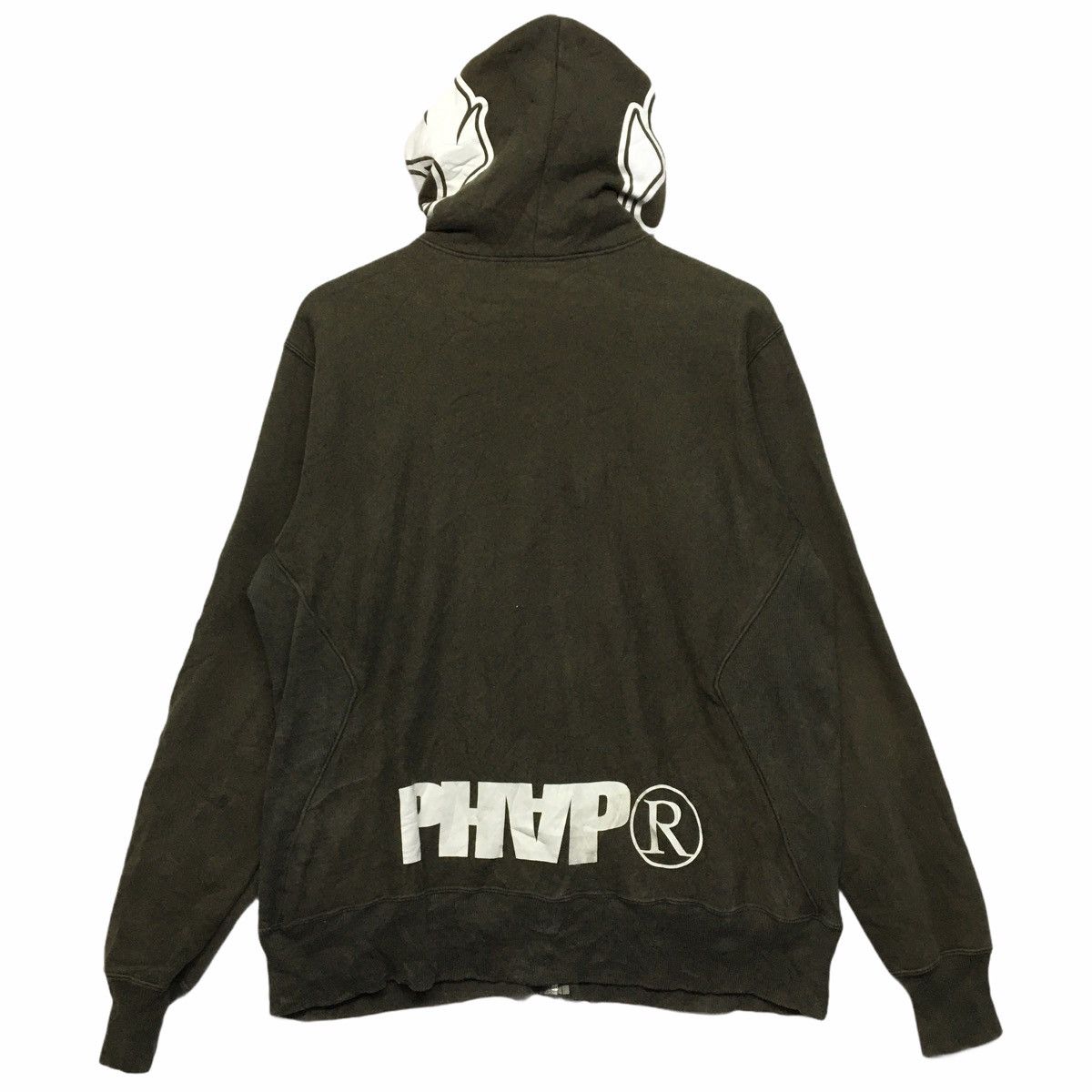 Vintage Phap High Life Spell Out Big Logo Zip Up Hoodie Jacket M Size US M / EU 48-50 / 2 - 9 Thumbnail