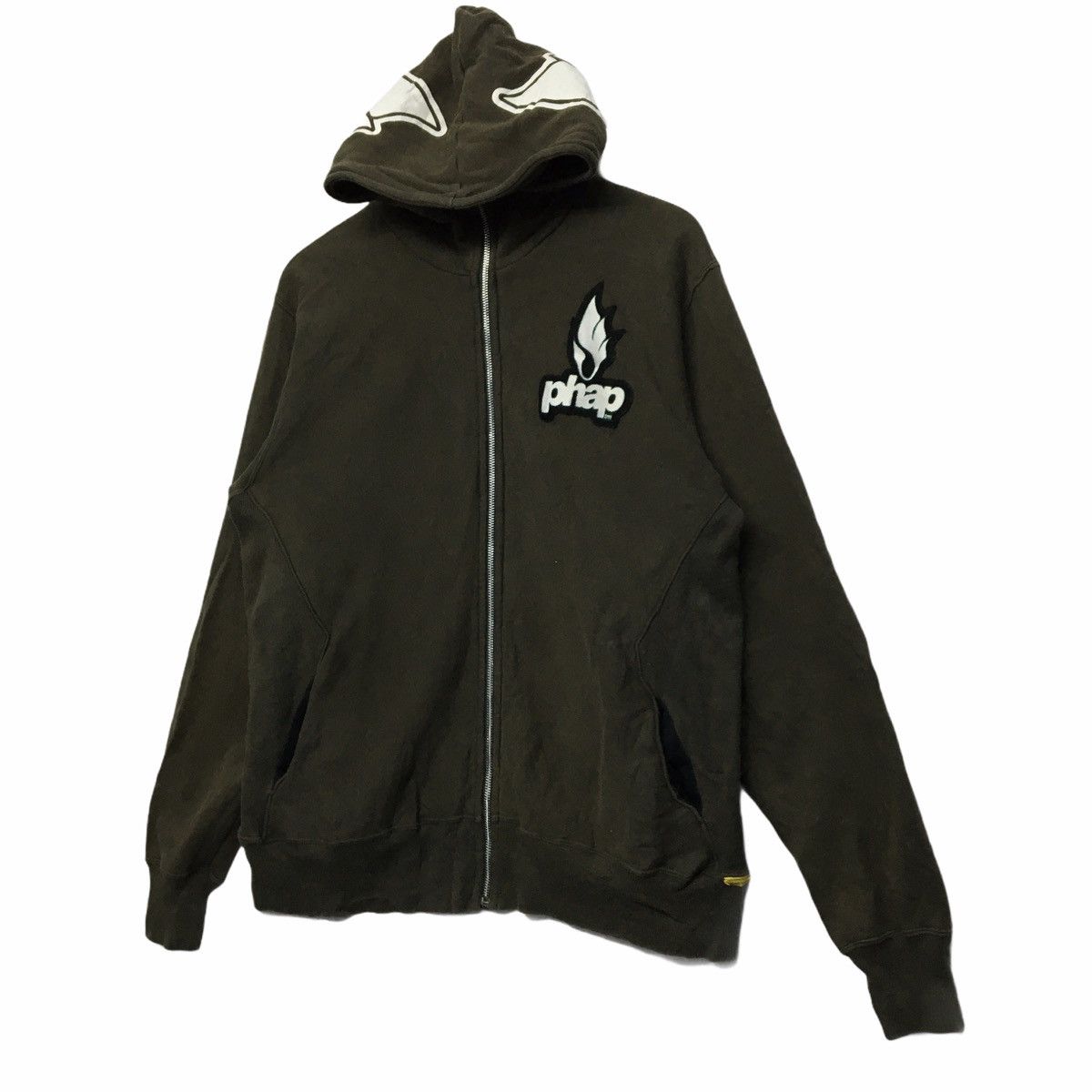 Vintage Phap High Life Spell Out Big Logo Zip Up Hoodie Jacket M Size US M / EU 48-50 / 2 - 6 Thumbnail