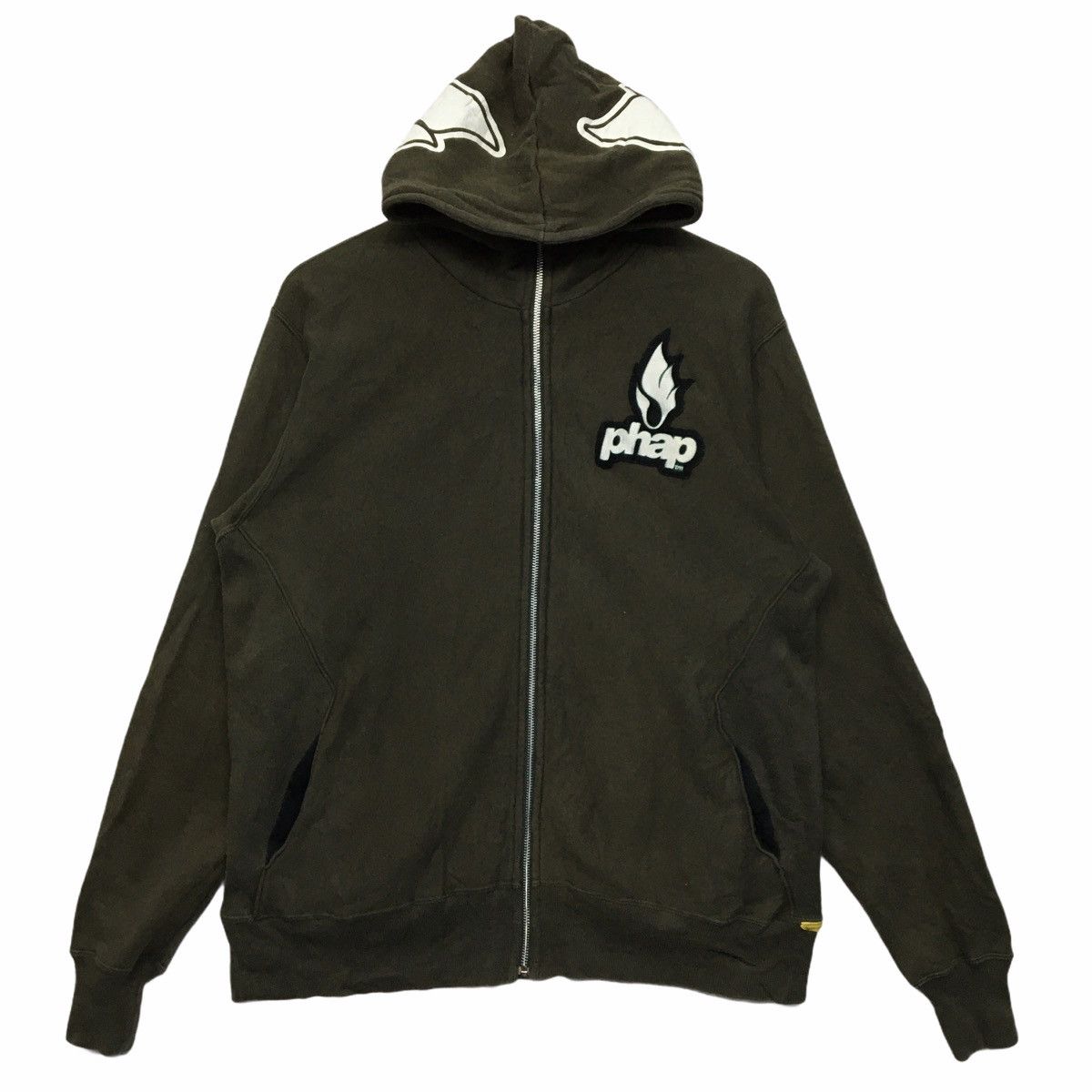 Vintage Phap High Life Spell Out Big Logo Zip Up Hoodie Jacket M Size US M / EU 48-50 / 2 - 1 Thumbnail