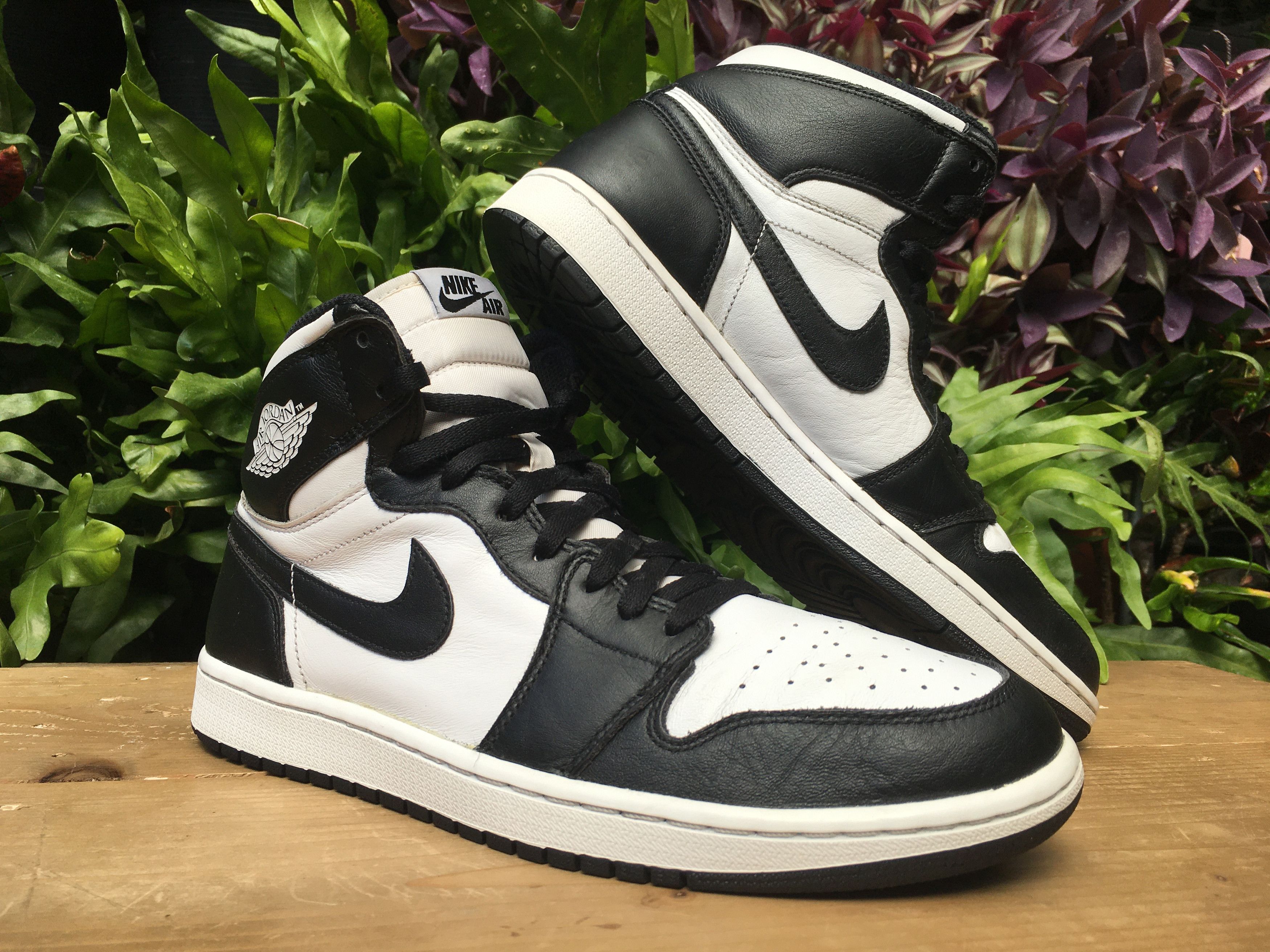 Jordan Brand × Nike 🔥 Nike Air Jordan 1 Retro High OG Black White 2014 Size US 10.5 / EU 43-44 - 3 Thumbnail