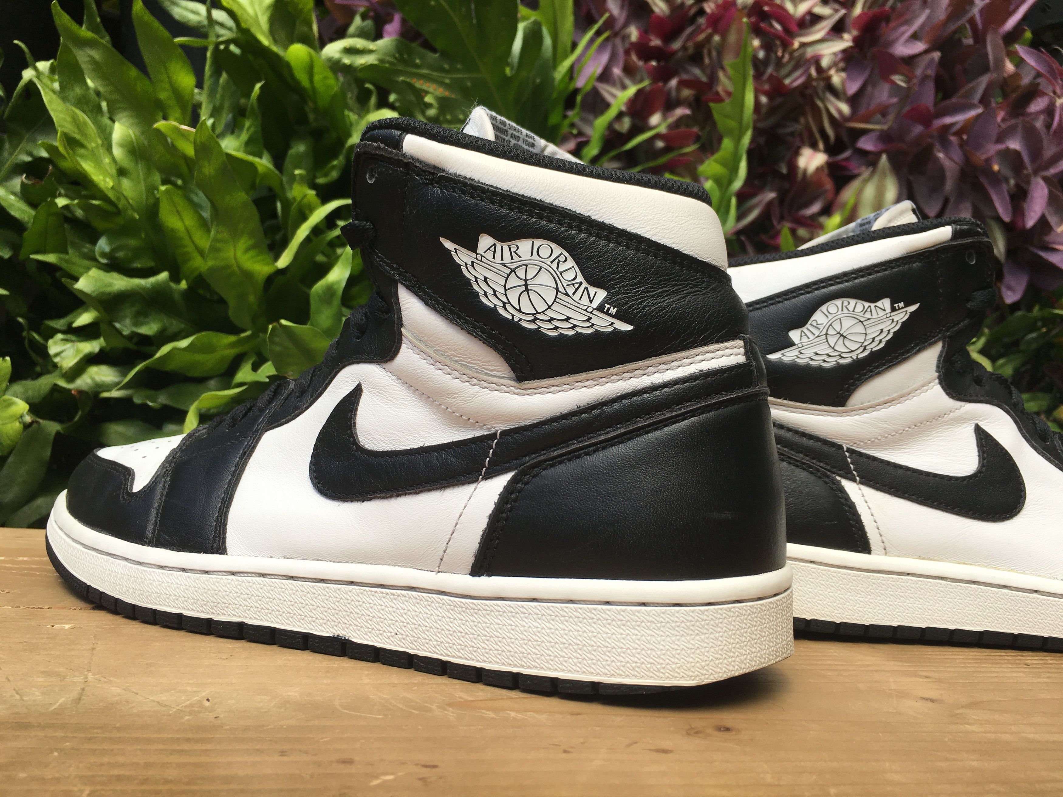 Jordan Brand × Nike 🔥 Nike Air Jordan 1 Retro High OG Black White 2014 Size US 10.5 / EU 43-44 - 16 Thumbnail