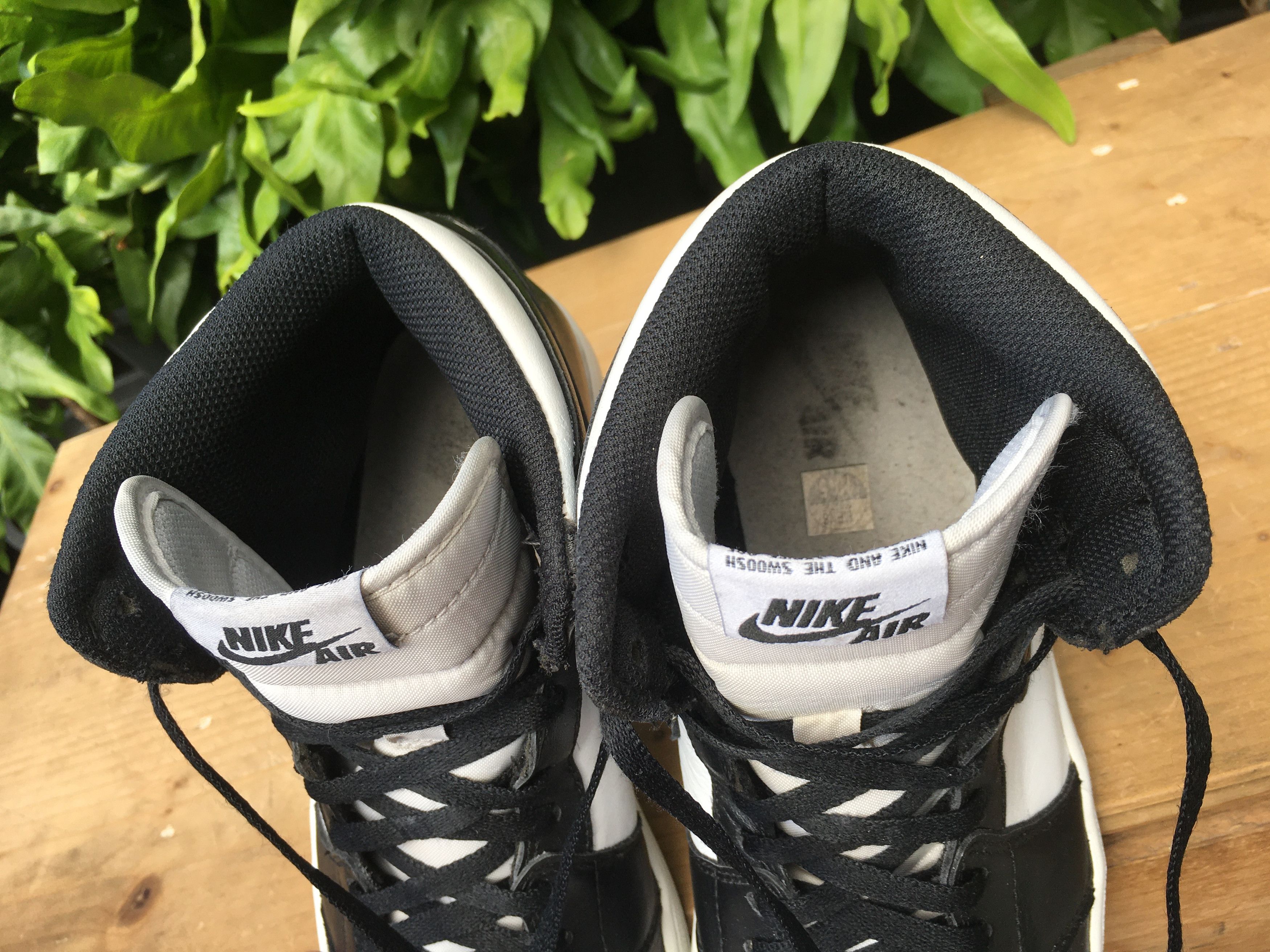 Jordan Brand × Nike 🔥 Nike Air Jordan 1 Retro High OG Black White 2014 Size US 10.5 / EU 43-44 - 12 Thumbnail