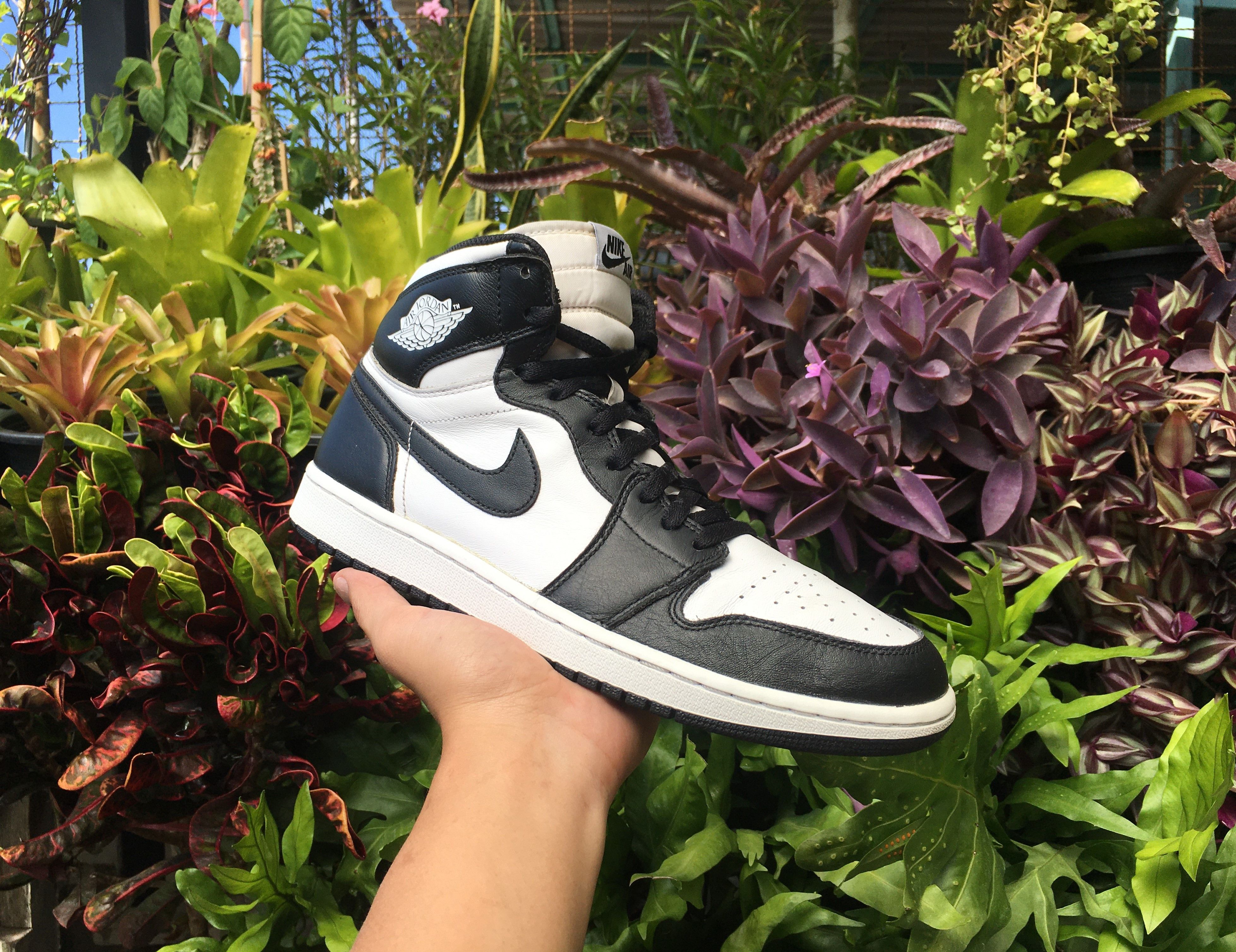 Jordan Brand × Nike 🔥 Nike Air Jordan 1 Retro High OG Black White 2014 Size US 10.5 / EU 43-44 - 25 Thumbnail