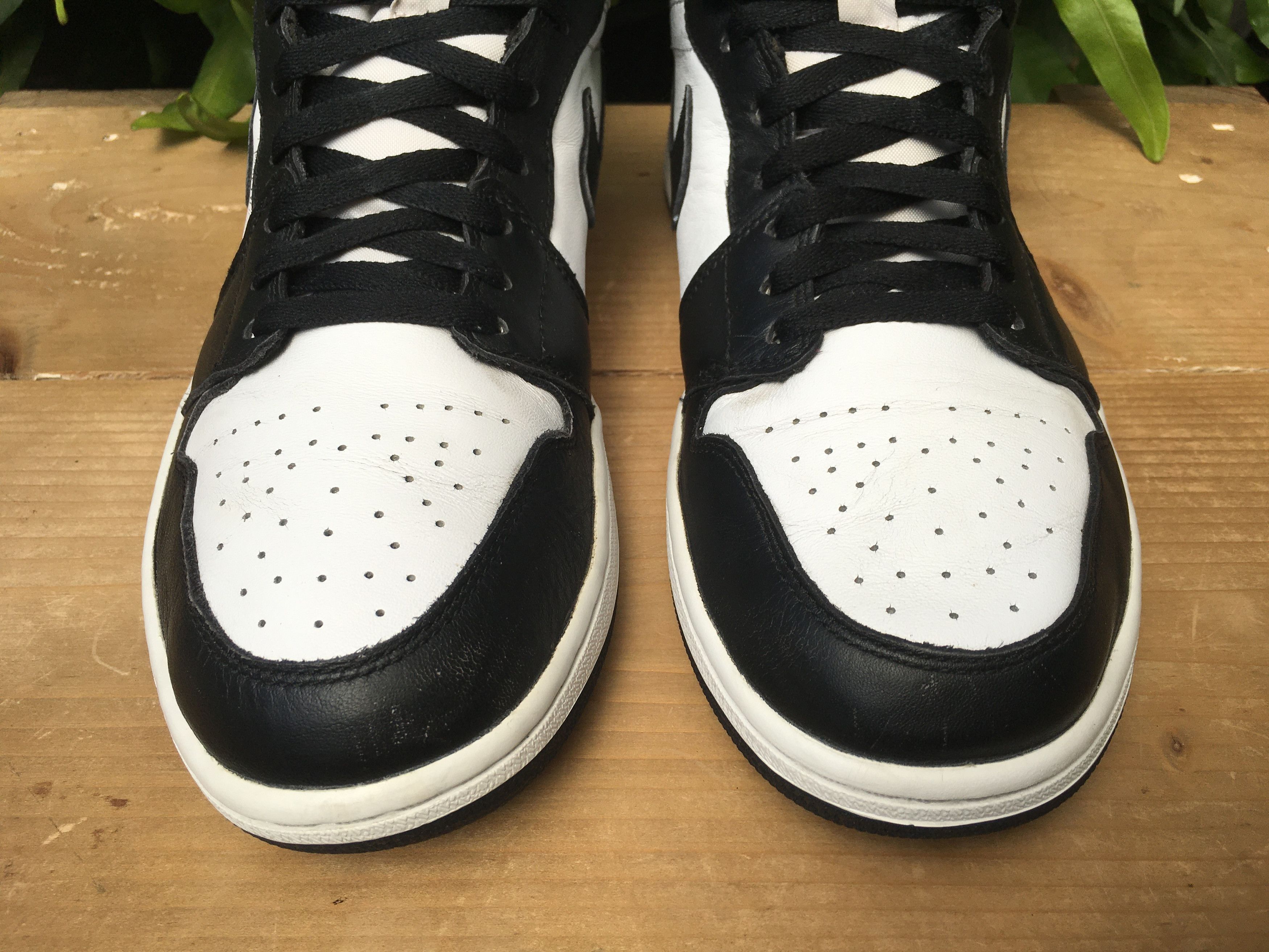 Jordan Brand × Nike 🔥 Nike Air Jordan 1 Retro High OG Black White 2014 Size US 10.5 / EU 43-44 - 9 Thumbnail