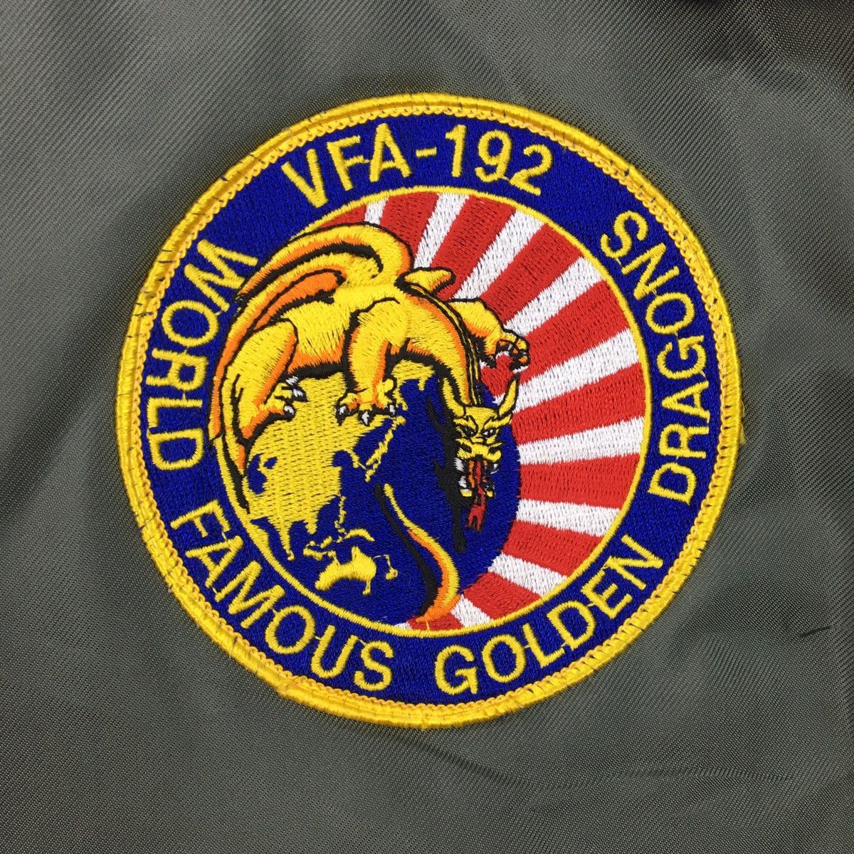 Alpha Industries Alpha Industries U.S Navy Big Logo Zip Up Flight Jacket XL Size US XL / EU 56 / 4 - 3 Thumbnail