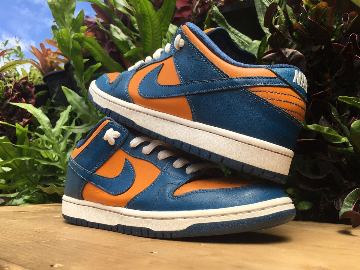 Nike 🔥 Rare Sample Nike SB Dunk Low Sunset French Blue 2010 ☀️ Size US 9 / EU 42 - 3 Thumbnail