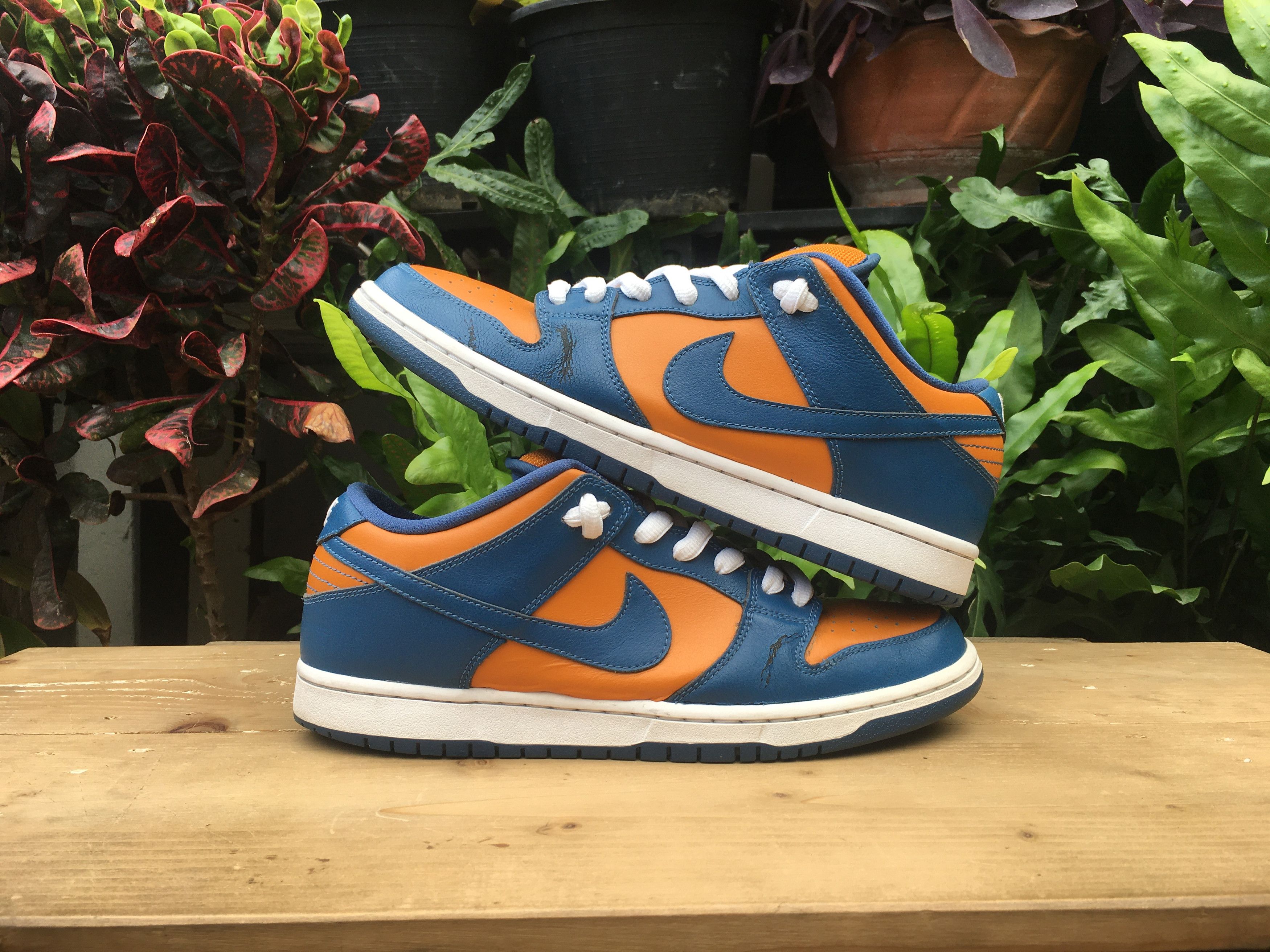 Nike 🔥 Rare Sample Nike SB Dunk Low Sunset French Blue 2010 ☀️ Size US 9 / EU 42 - 4 Thumbnail