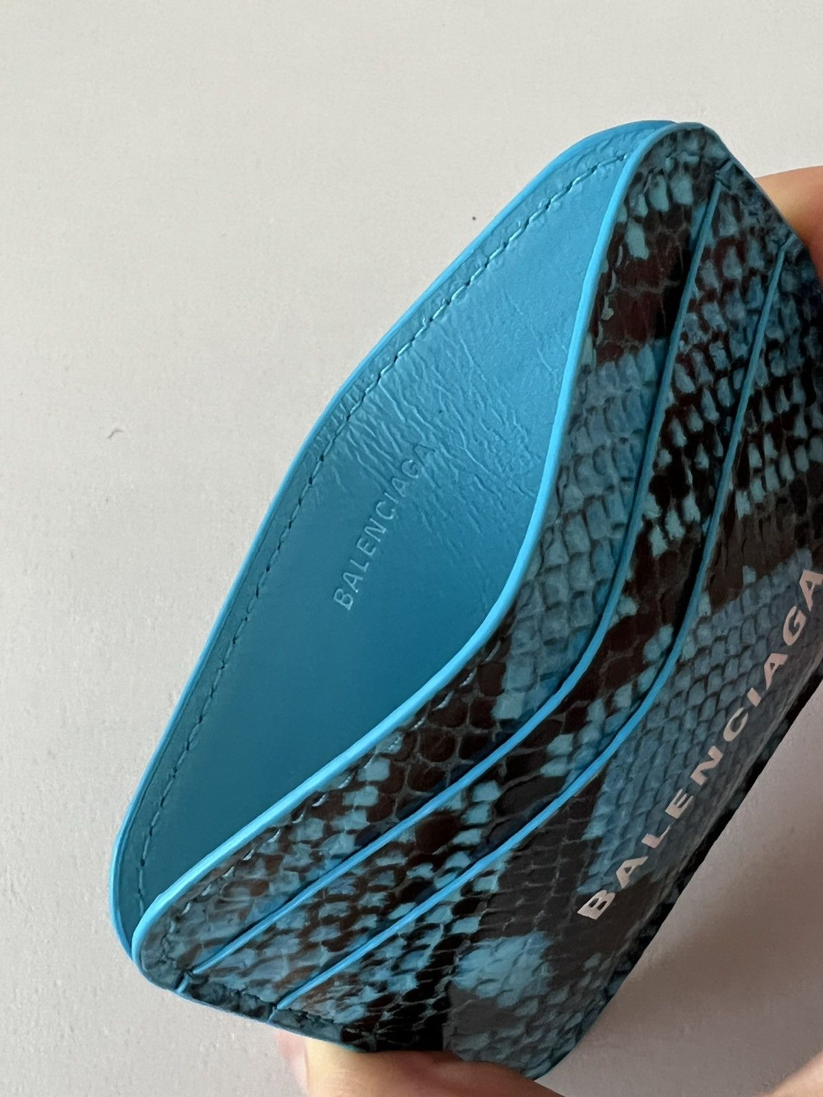 Balenciaga Balenciaga LIMITED EDITION Python Skin Cardholder Size ONE SIZE - 5 Thumbnail