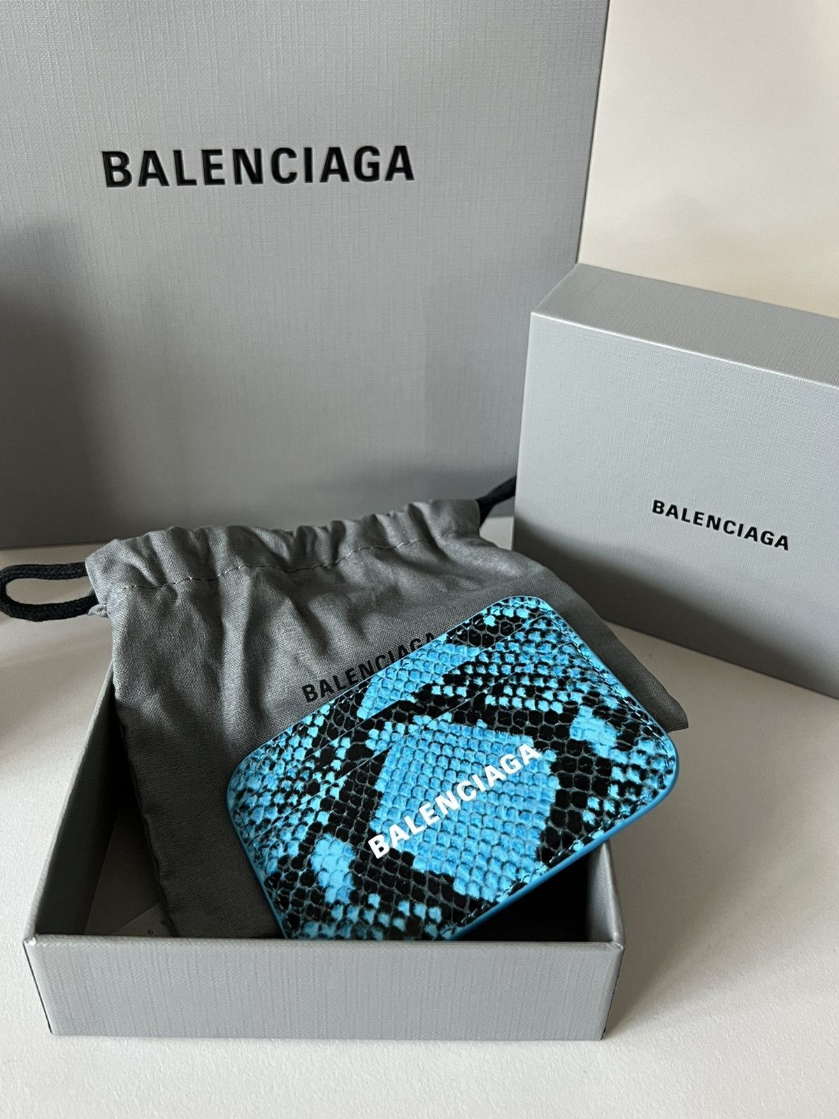 Balenciaga LIMITED EDITION Python Skin Cardholder