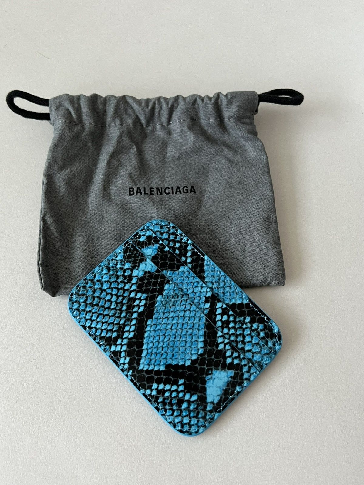 Balenciaga Balenciaga LIMITED EDITION Python Skin Cardholder Size ONE SIZE - 4 Thumbnail