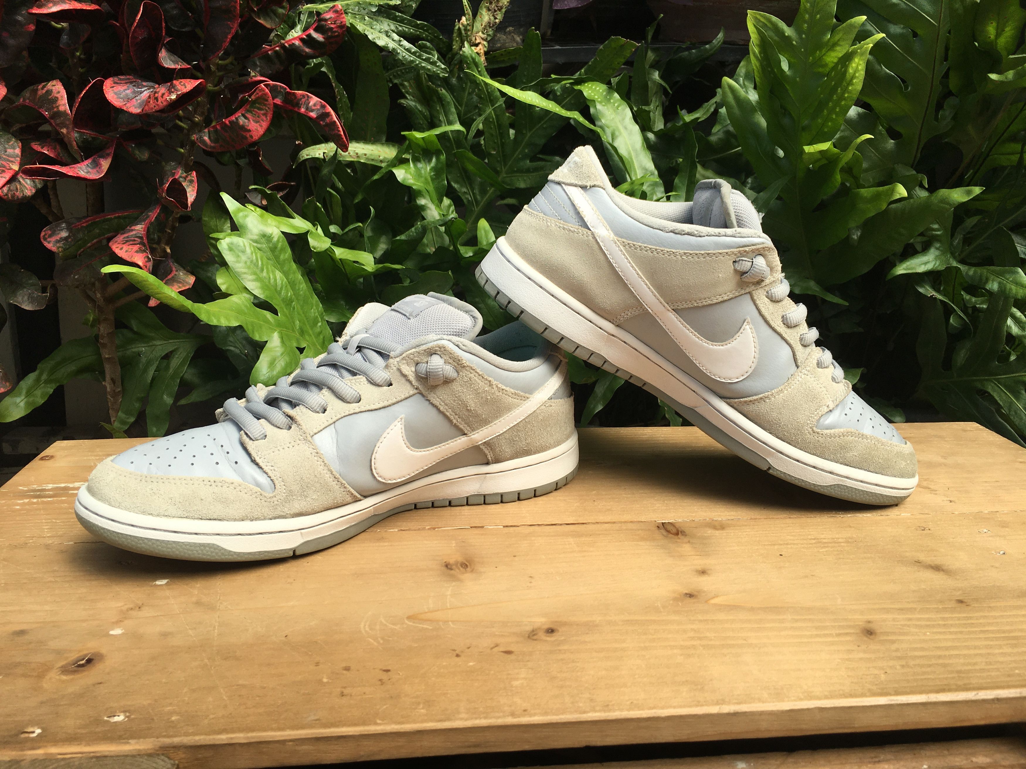 Nike 🔥 Rare Nike Sb Dunk Low Pro Summit White Wolf Grey Size US 10.5 / EU 43-44 - 5 Thumbnail